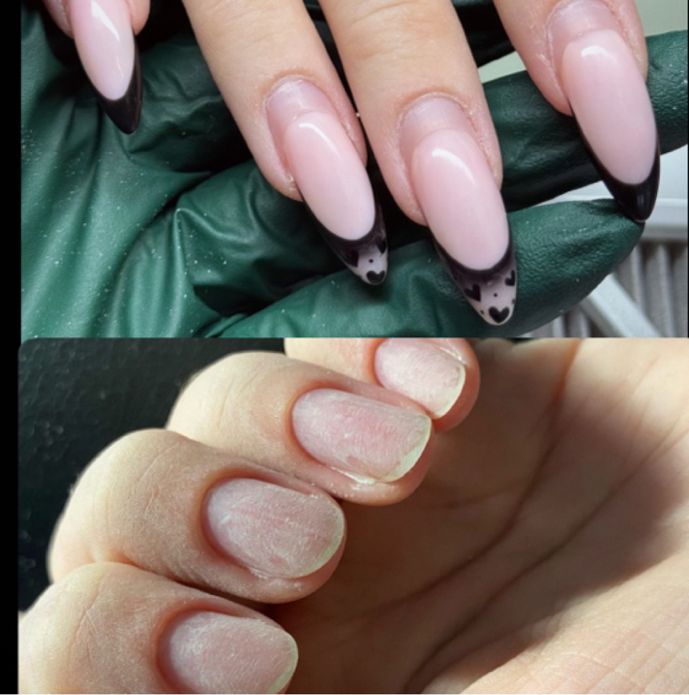 Sculpted Handset Removal Soak-Off at Itz_JAMC Nails in Webster, TX