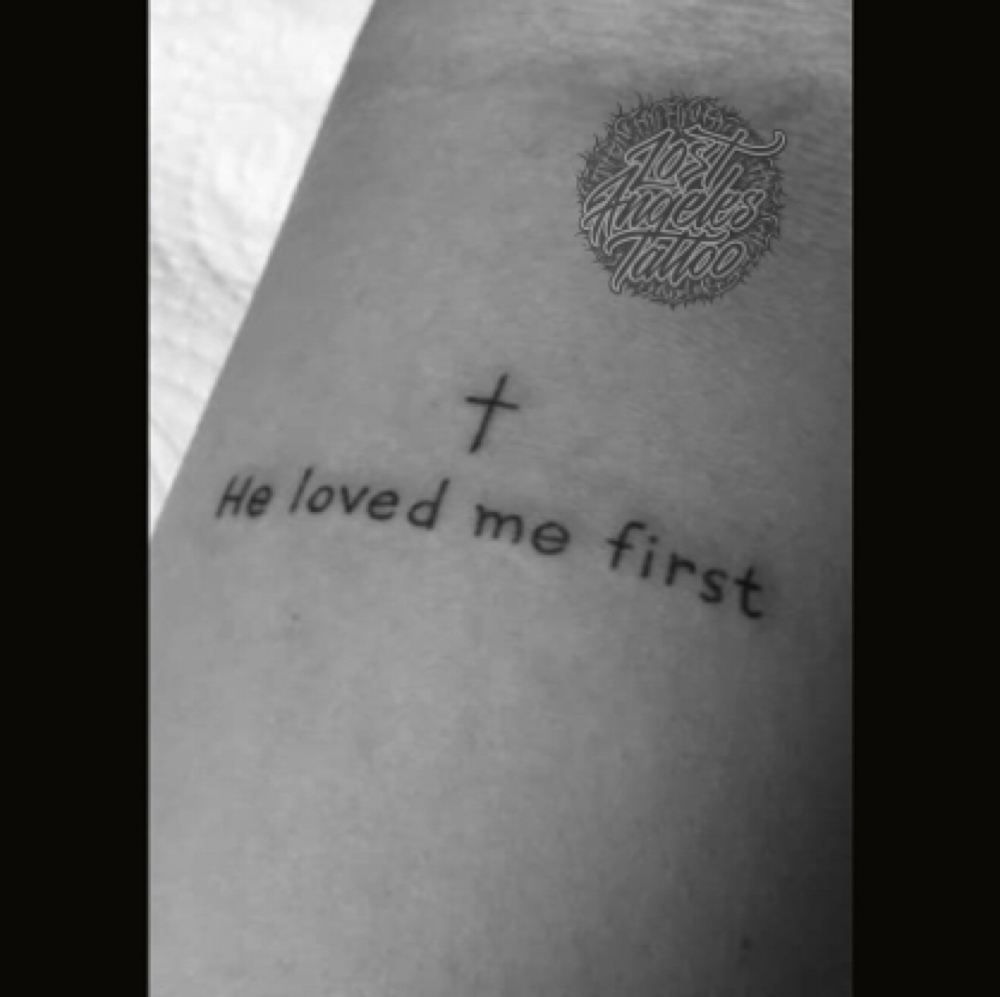 Micro / Script at Lost Angeles Tattoo in Elkhorn, NE
