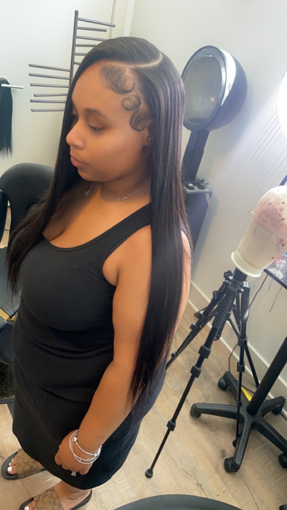 Side Part Sewin/Minimum Leave Out