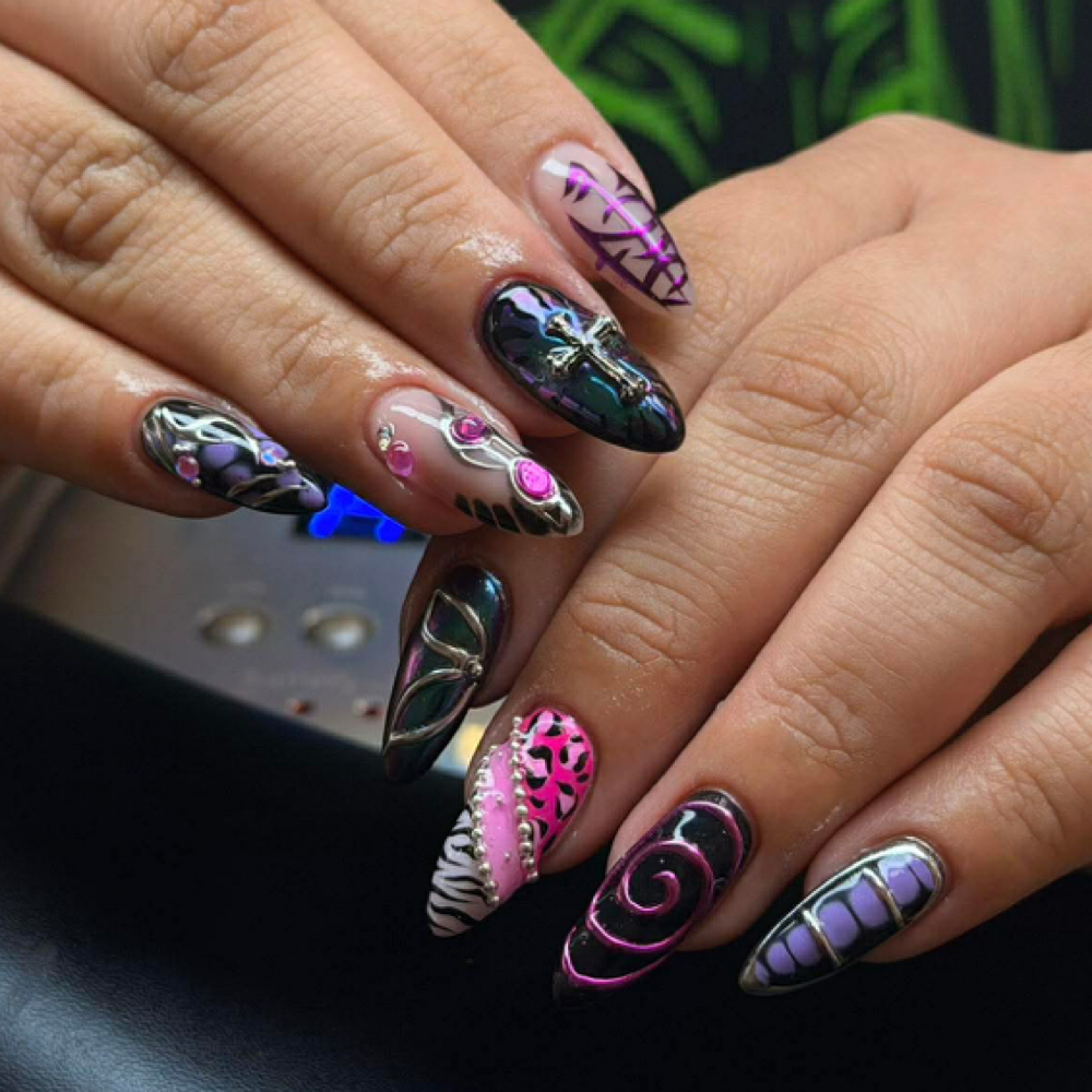 Tier 4 Nail Art at Obsidian Nails & Lash Studio in North Little Rock, AR