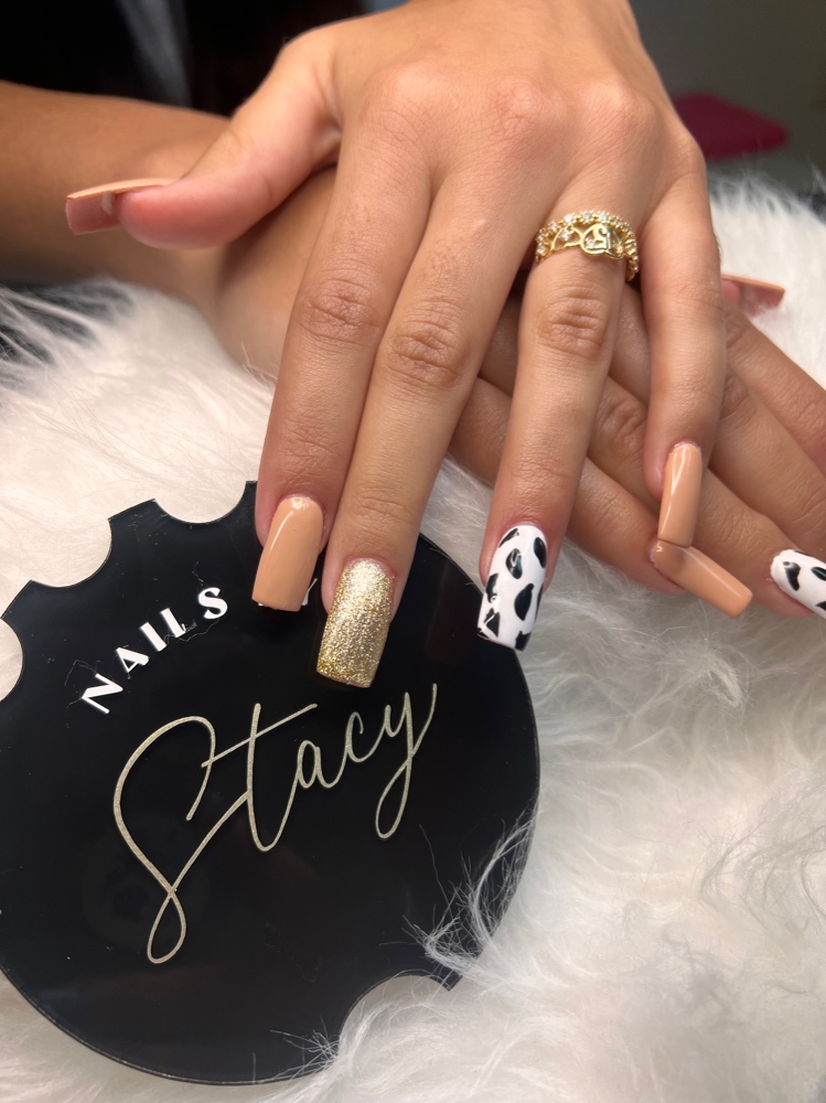 Full Set  Acrylic W/ Tips Long #3