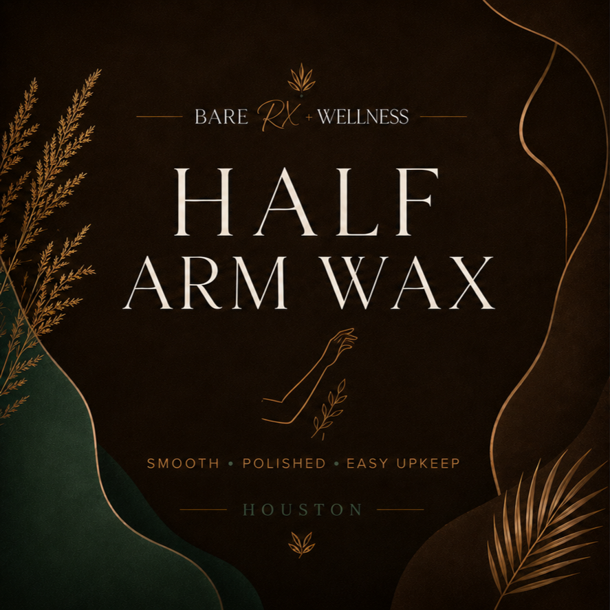 Half Arm Wax | Houston at Bare RX + Wellness | Full Body Waxing in Midtown Houston in Houston, TX