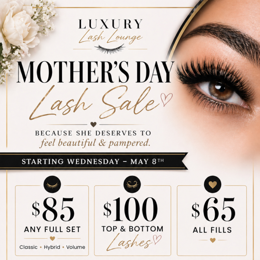 $100 FULL SET & BOTTOMS at Luxury Lash Lounge in Cartersville, GA
