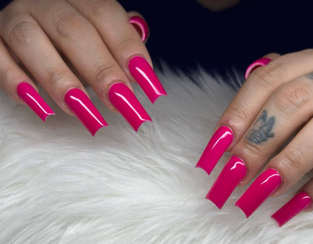 Full Set Square/coffin 3-4 at Nails & Secrets Lounge in El Paso, TX