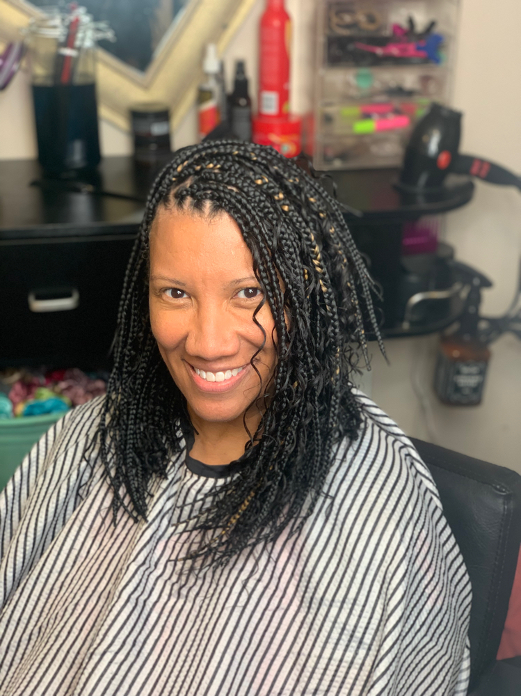 Small Boho Bob at The Braid Bar in Orlando, FL
