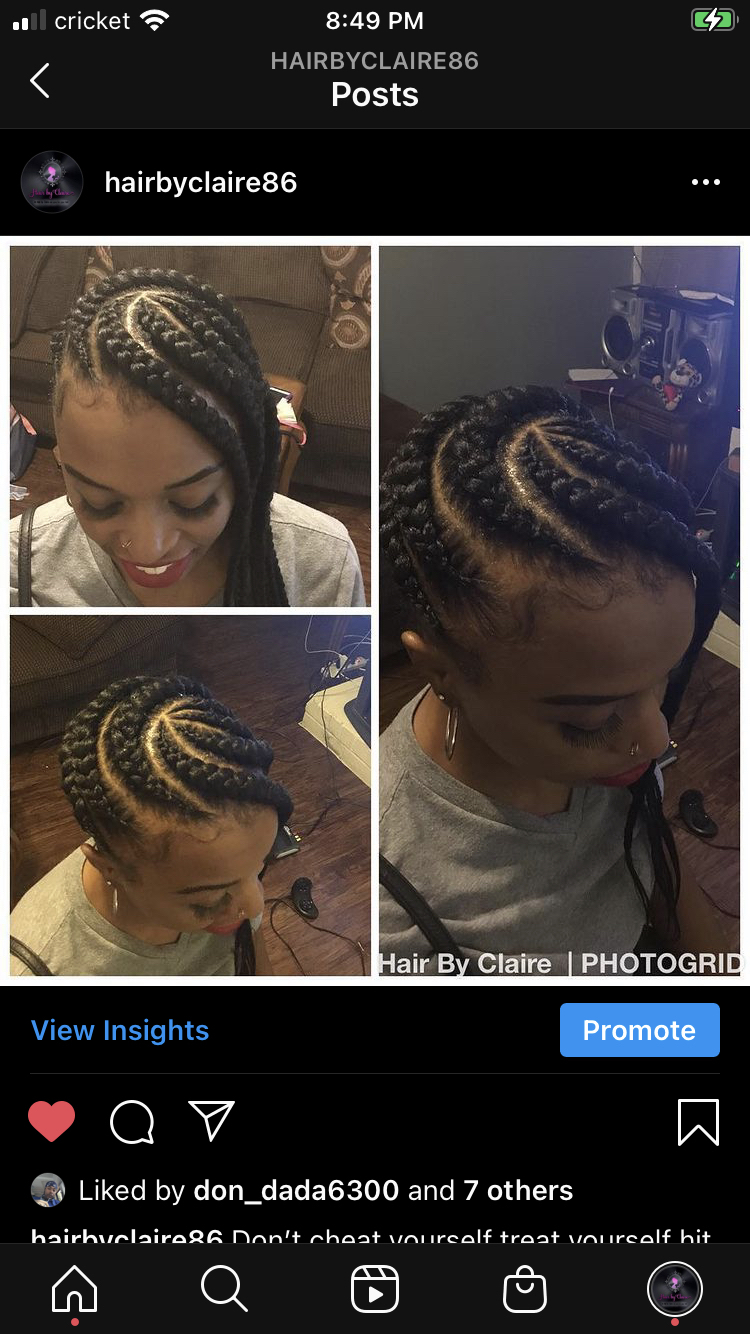 7-10 Feed In Braids