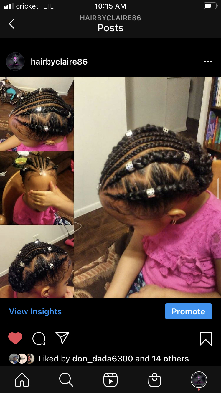 Kids Feed In Braids (3-8)