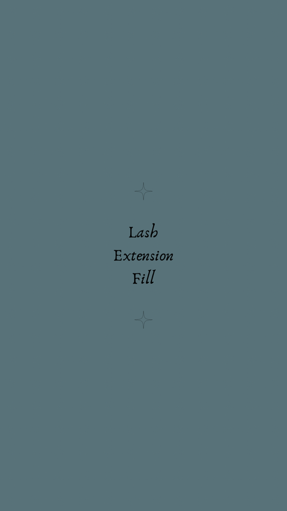 Lash Extensions (Fill)