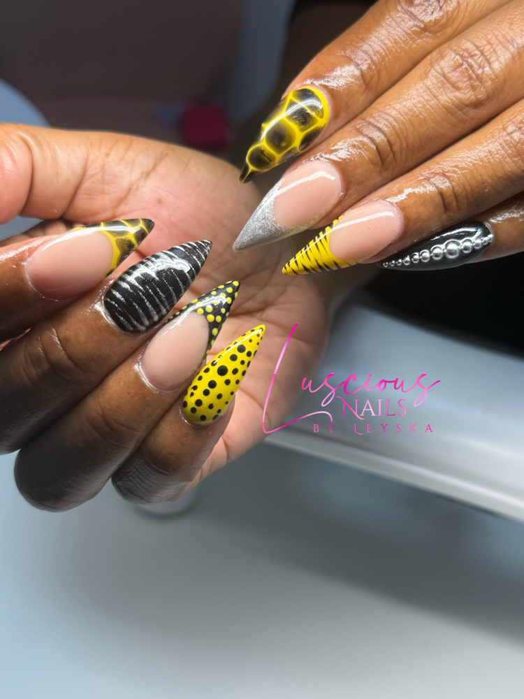 Freestyle Theme at Luscious Nails by Leyska in McDonough, GA