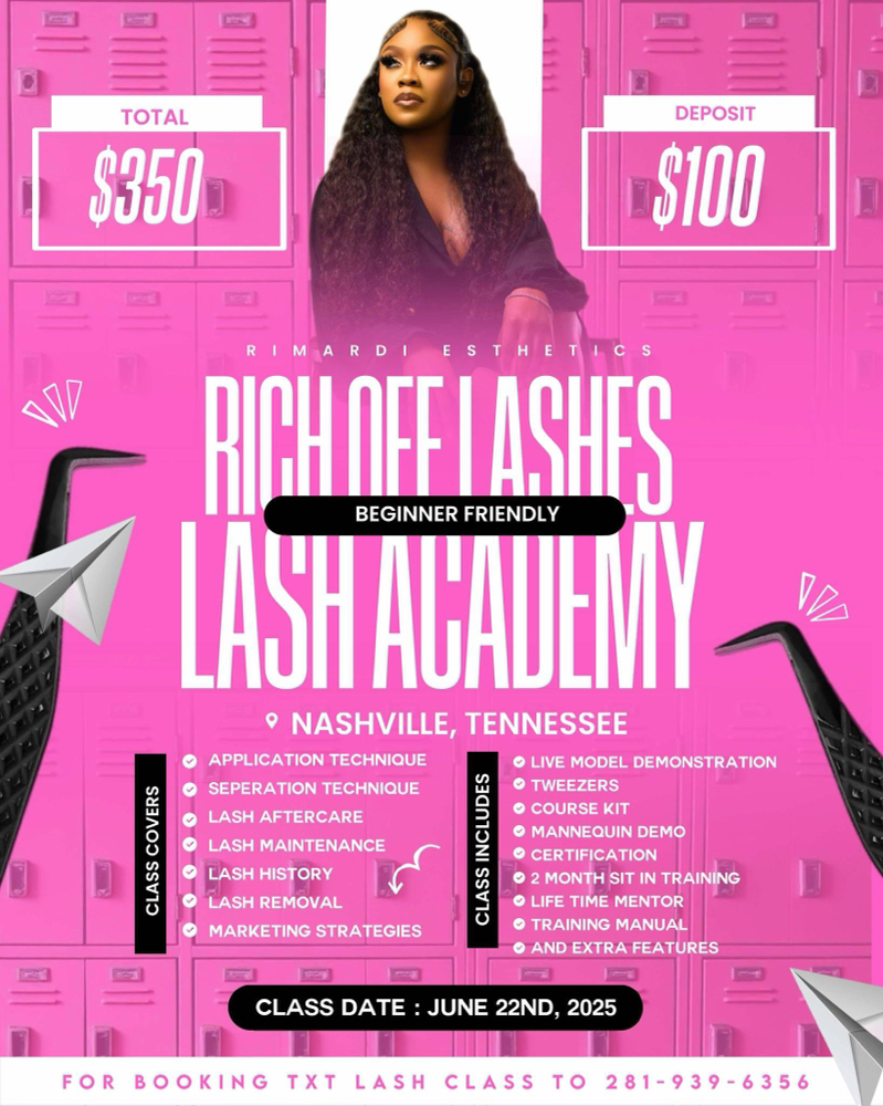 June 22nd, 2025 Lash Class