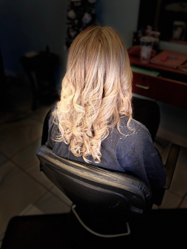 Cut,Color,HL,Toner,Blow Out Style