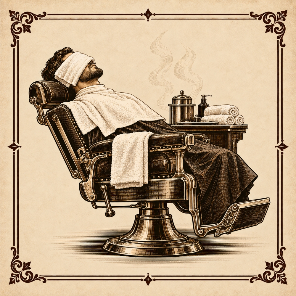 The Full Monty at Hello Handsome Barbershop in Carlsbad, CA