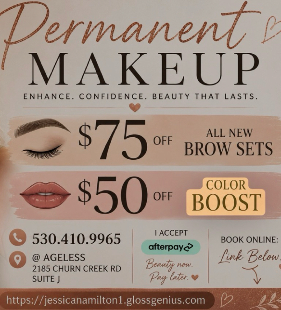 July Special at Ageless By Jessica Hamilton in Redding, CA
