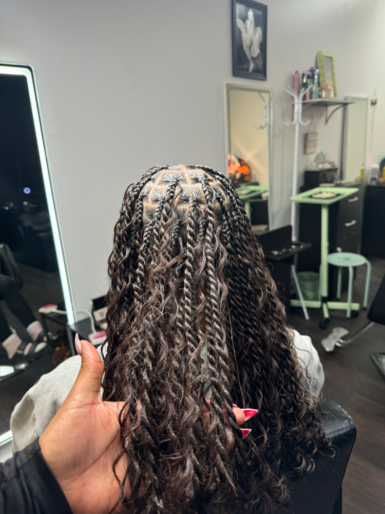 Island Twists Waist Length