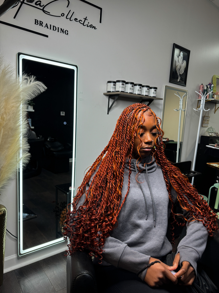 Island Twists Waist Length