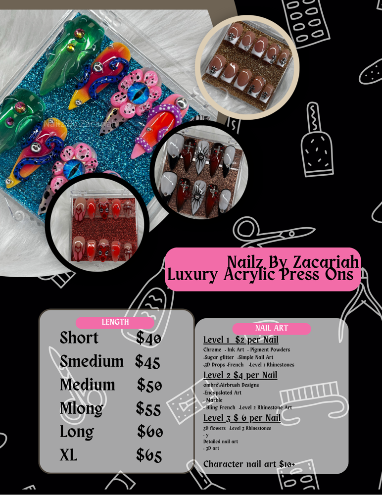 Press On Consultation at Nailz By Zacariah in Burlington, IA