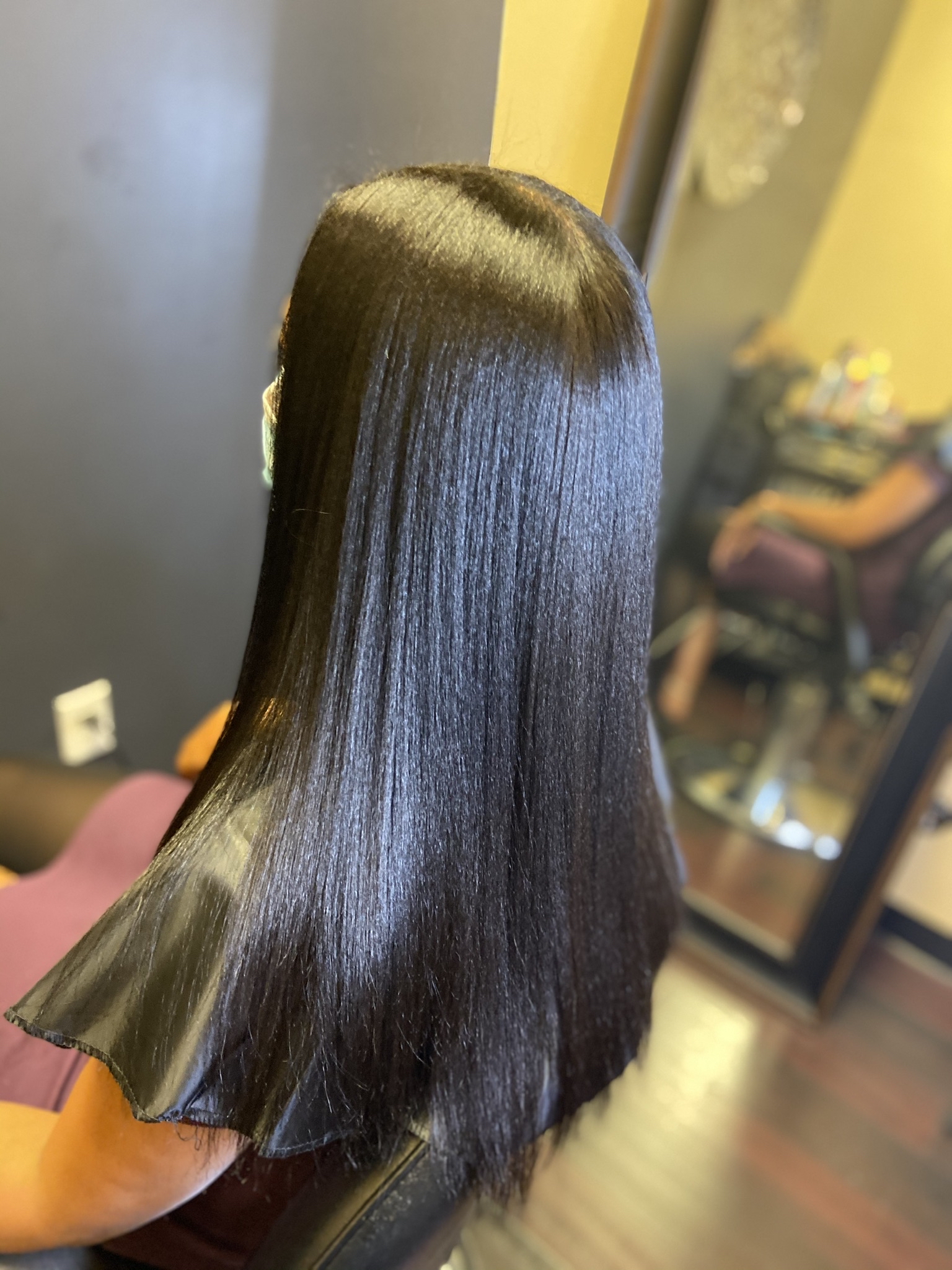 SILK PRESS ON NATURAL HAIR
