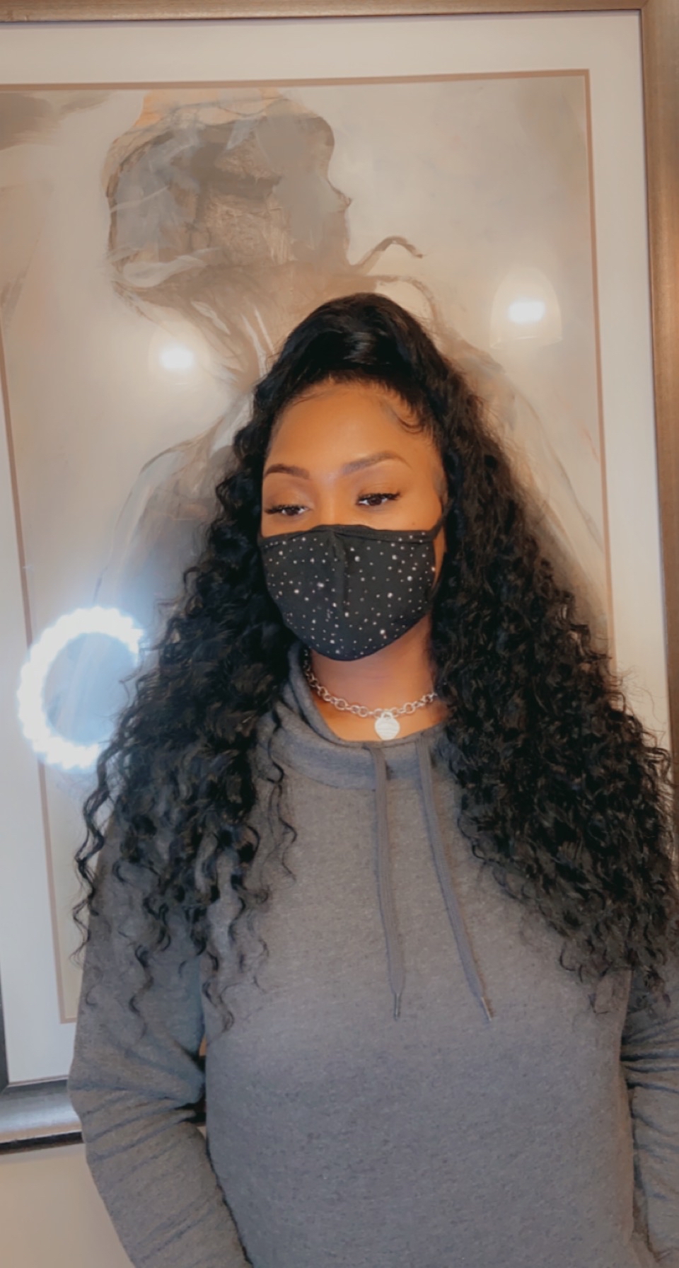 HALF UP/DOWN QUICK WEAVE Straight