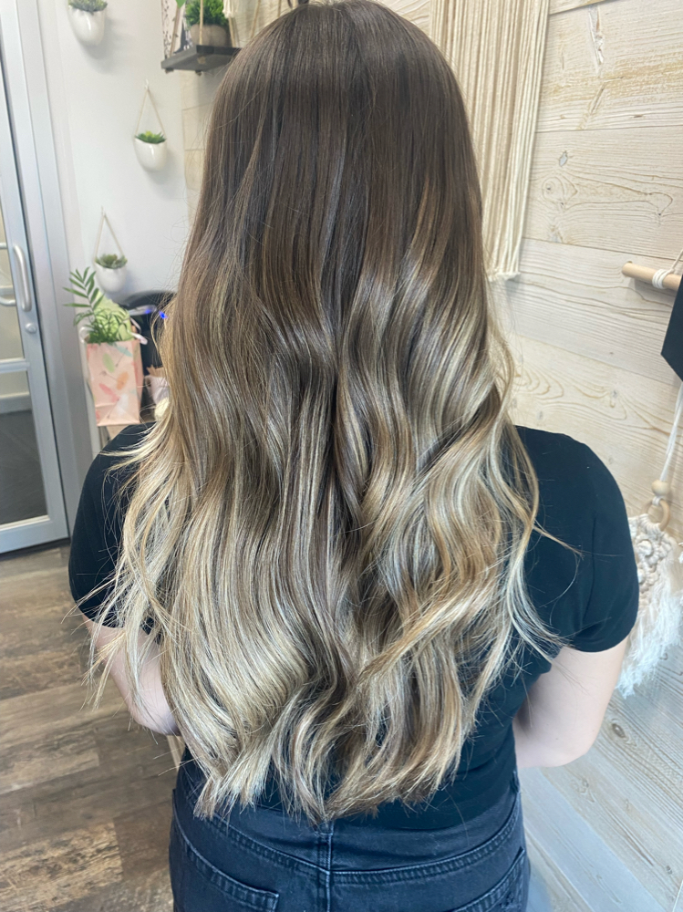 Balayage Toner & Haircut