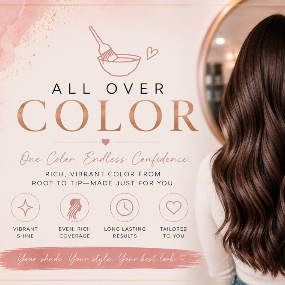 All Over Color at Salon 3:23 in Prairie Grove, AR
