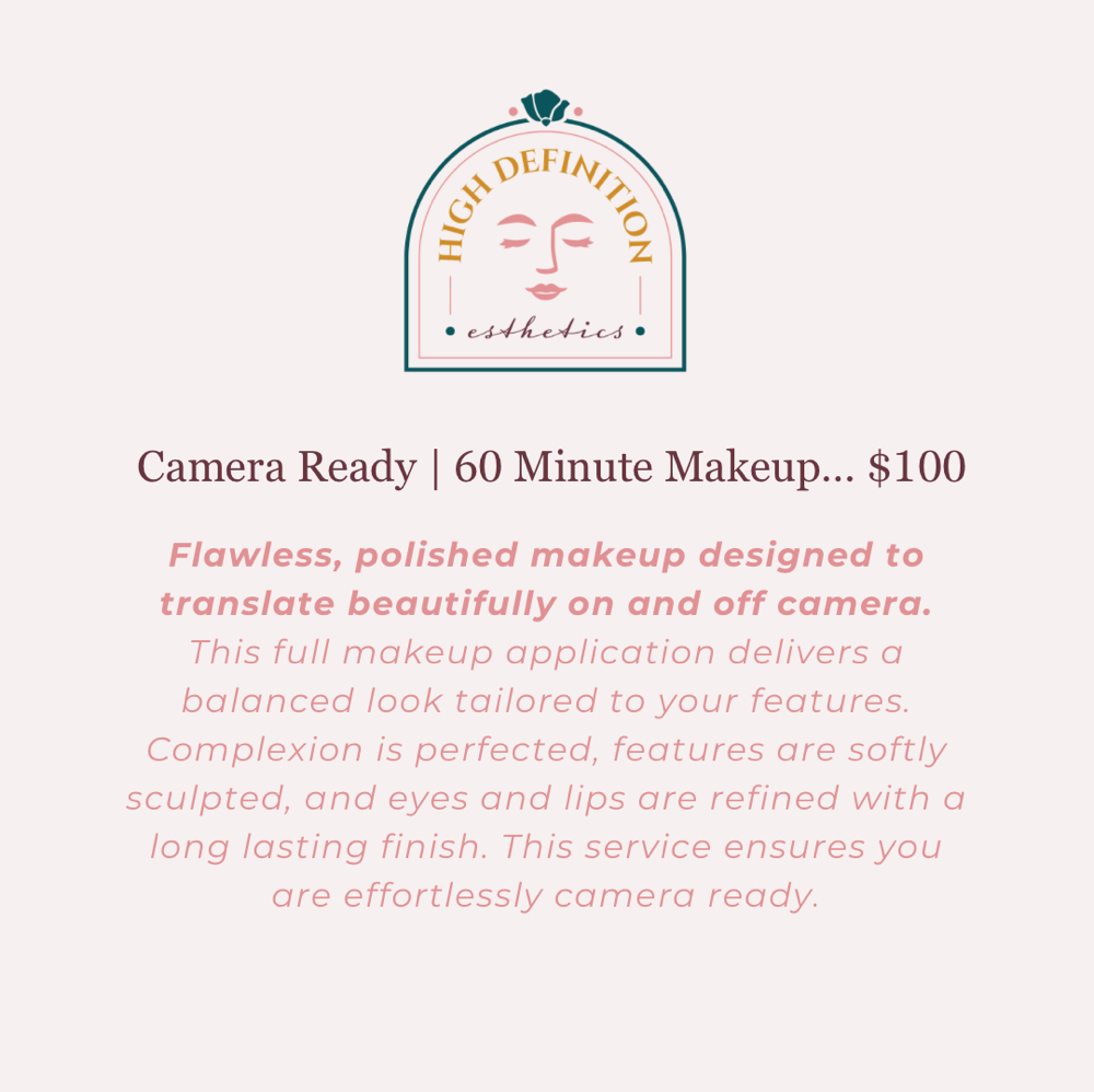Camera Ready | 60 Minute Makeup