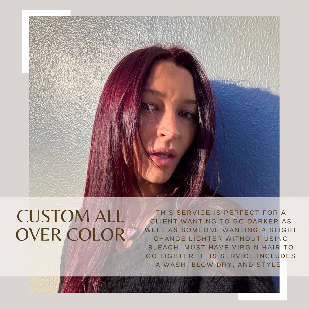 Custom Color All Over at Marisa Prizzi in Ventura, CA