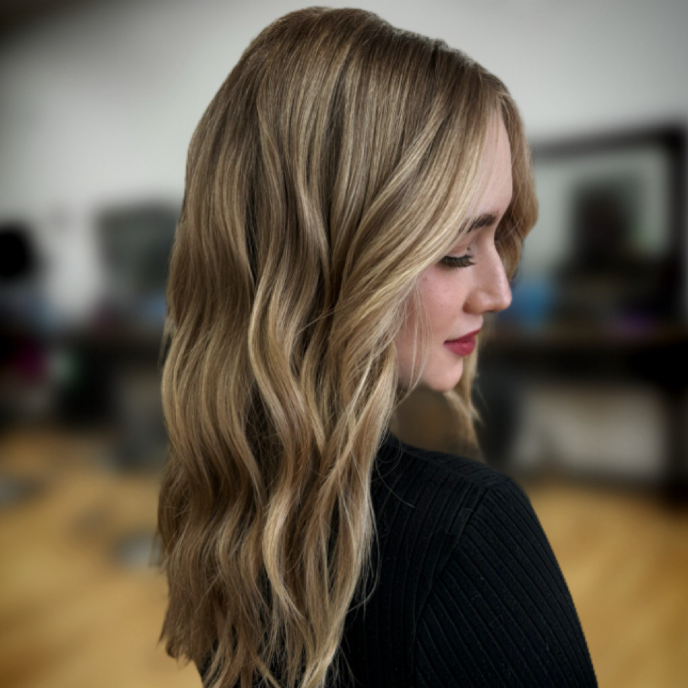 Full Balayage at Hair by  Brenna @ Be•you salon in Brockport, NY