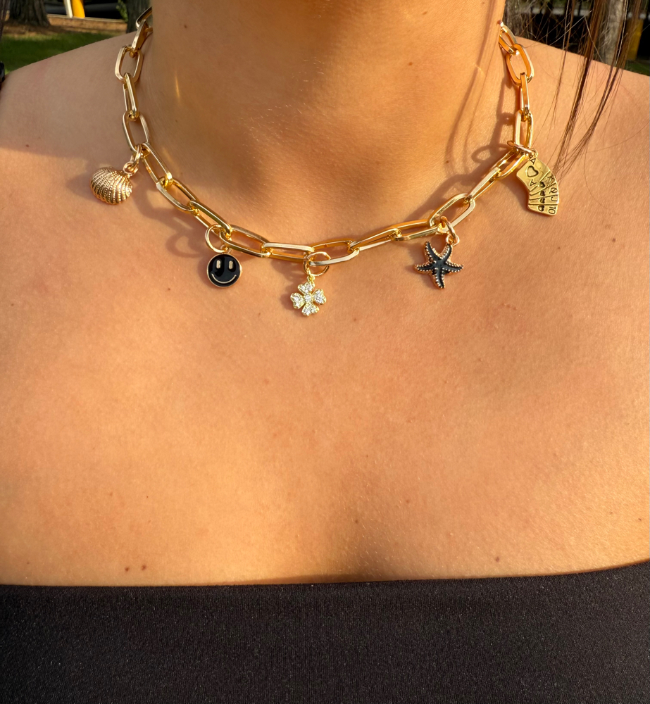 Charm Bar Necklace