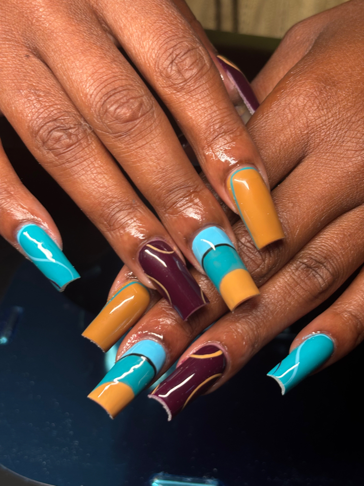 Acrylic Nail Art (Medium) at Studio 981 in Richmond, VA