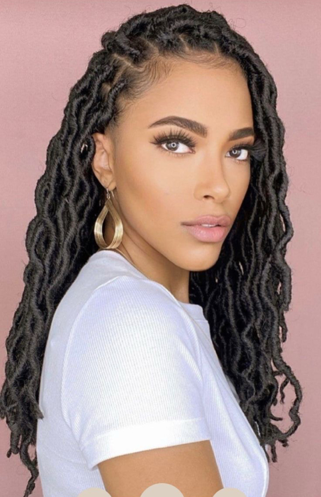 Individual crochet locs