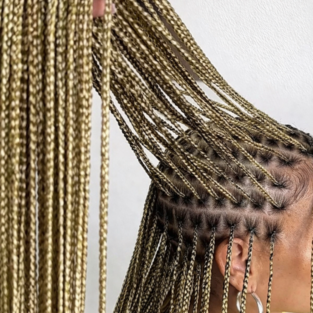 Knotless Braid Small at Gigi African Braids Houston in Cypress, TX
