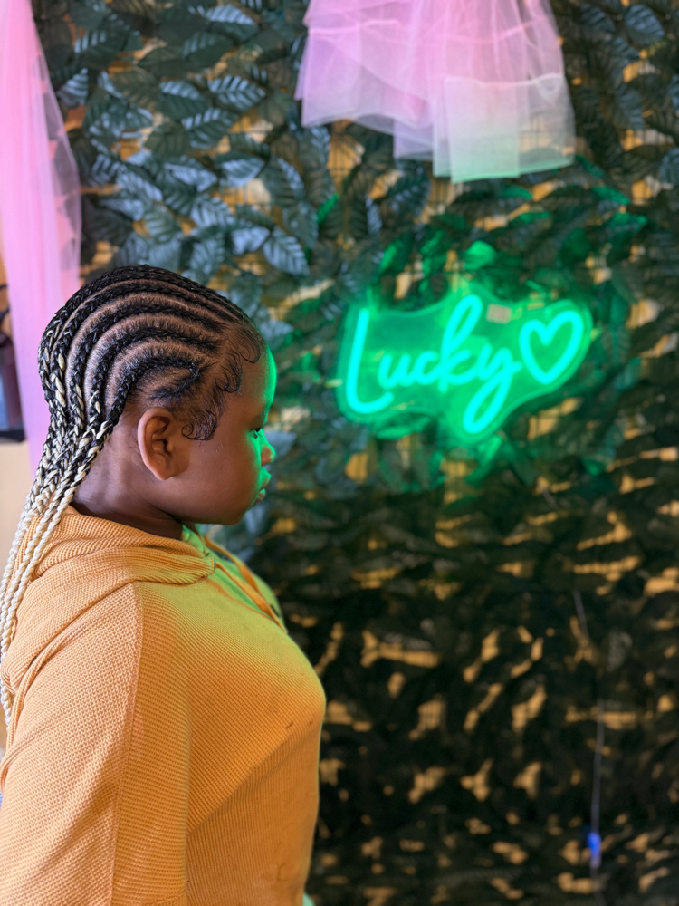 Straight Back Cornrows