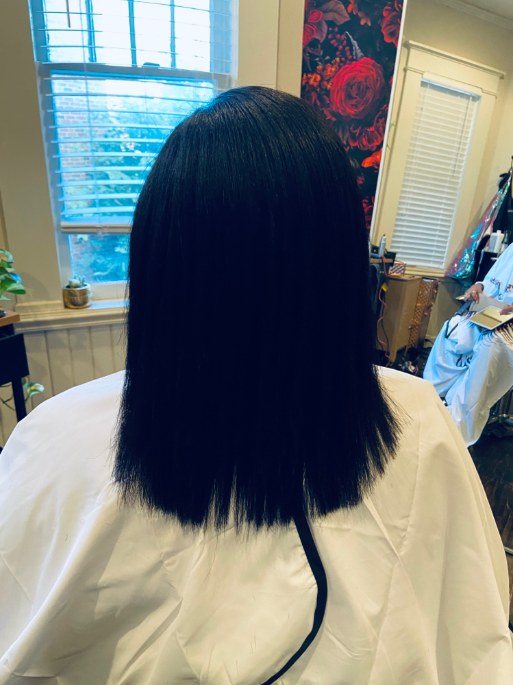 Olaplex Silk Press at Dream Beauty Lounge in Oklahoma City, OK