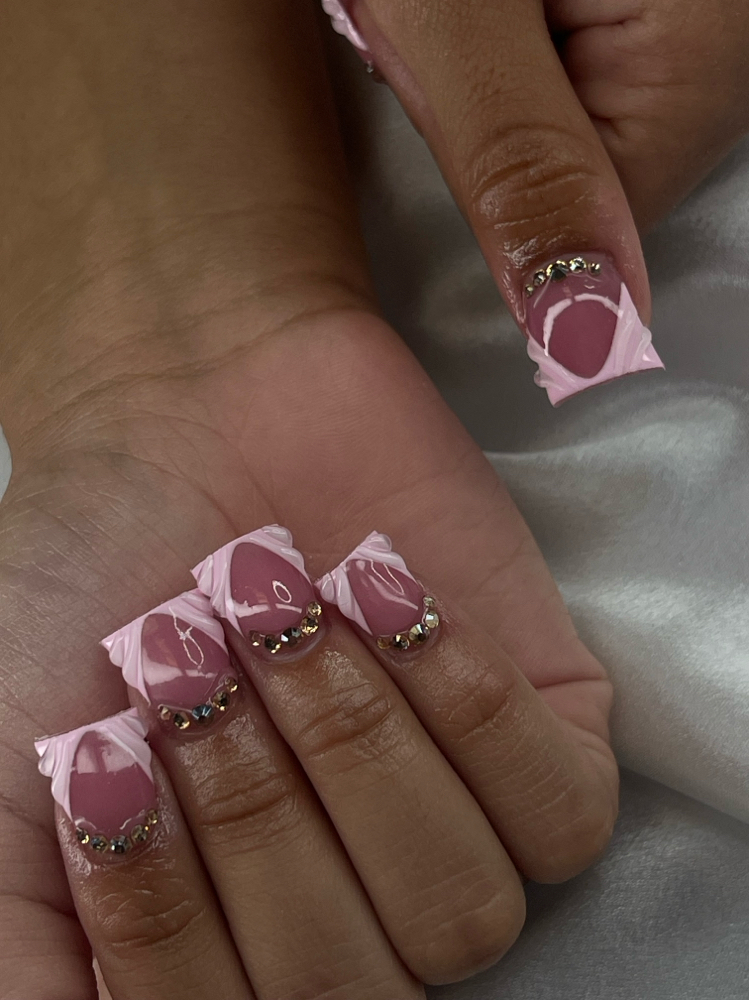 Short Set & Add Ons at Nailed By Hans in Lubbock, TX