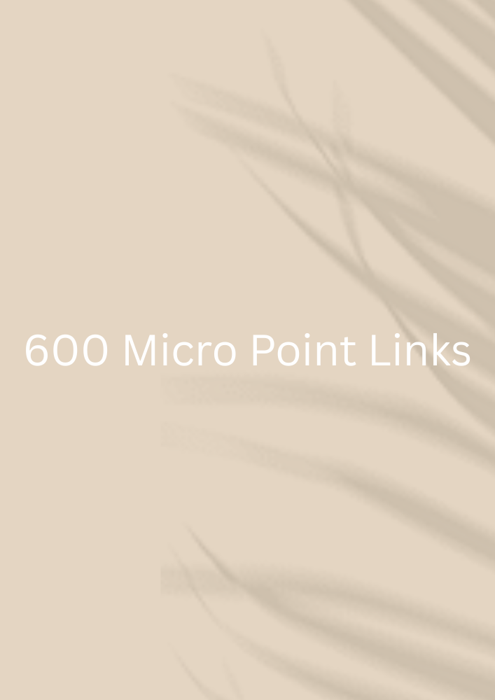 600 Micro Point Links