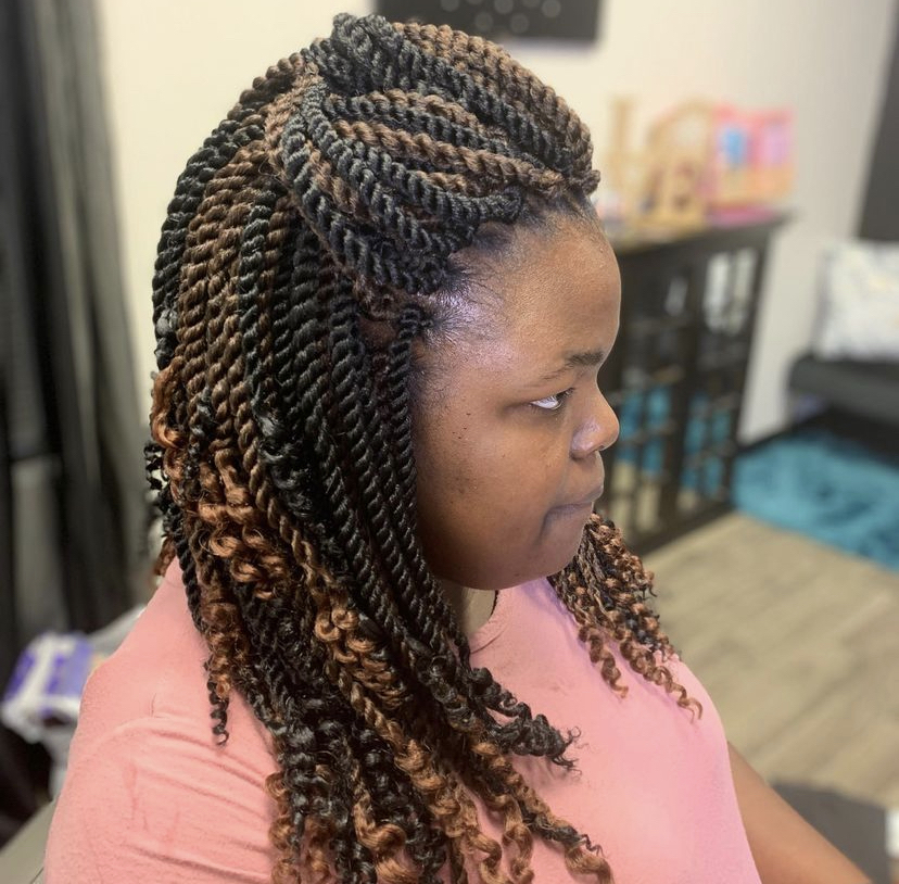 Crochet braids (preloop hair)