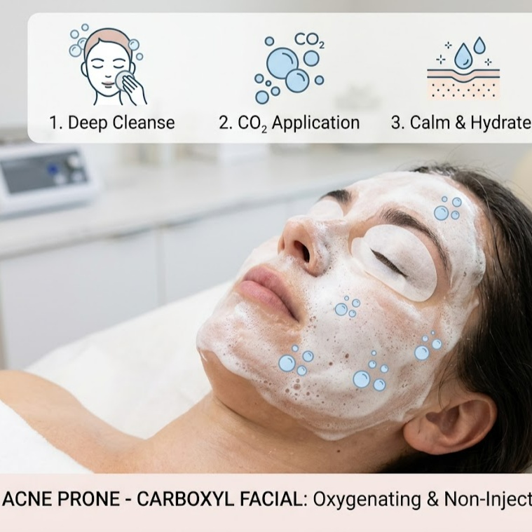ACNE PRONE - CARBOXYL FACIAL at America Medical Esthetics Services in Santa Ana, CA