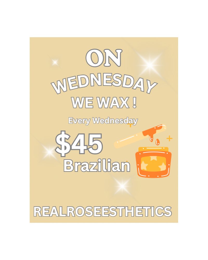 On Wednesday We Wax ! 🤍 at realroseesthetics in Ozone Park, NY