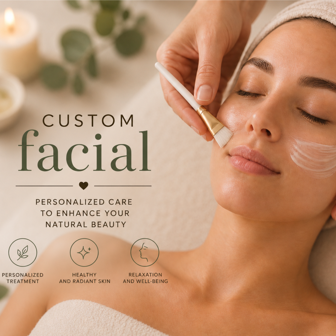 Custom facial at Sunset Glow Sugar & Skin in San Diego, CA