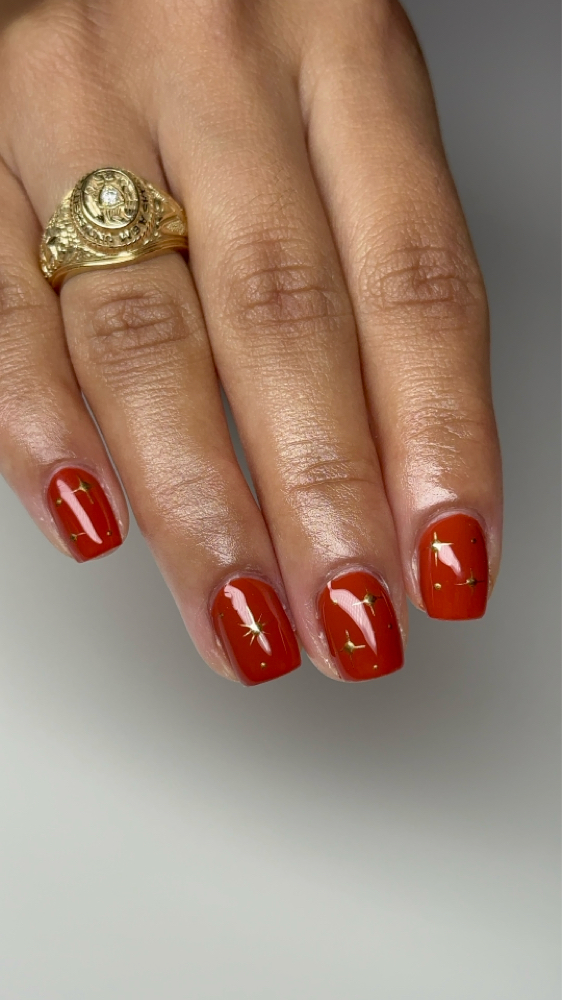 Structured Mani Fill Short at Polished By K in College Station, TX