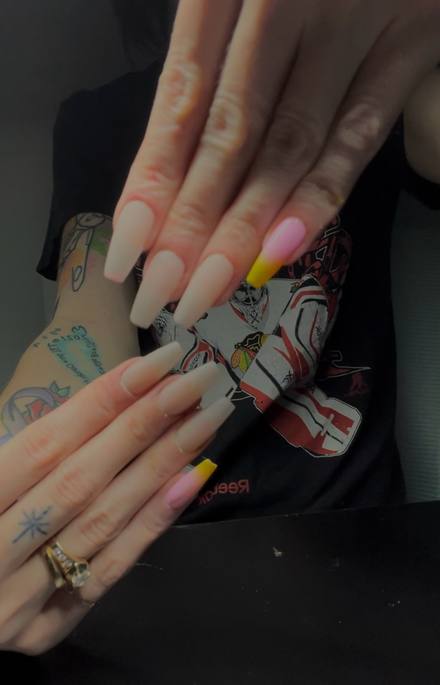 Long Acrylic Full Set