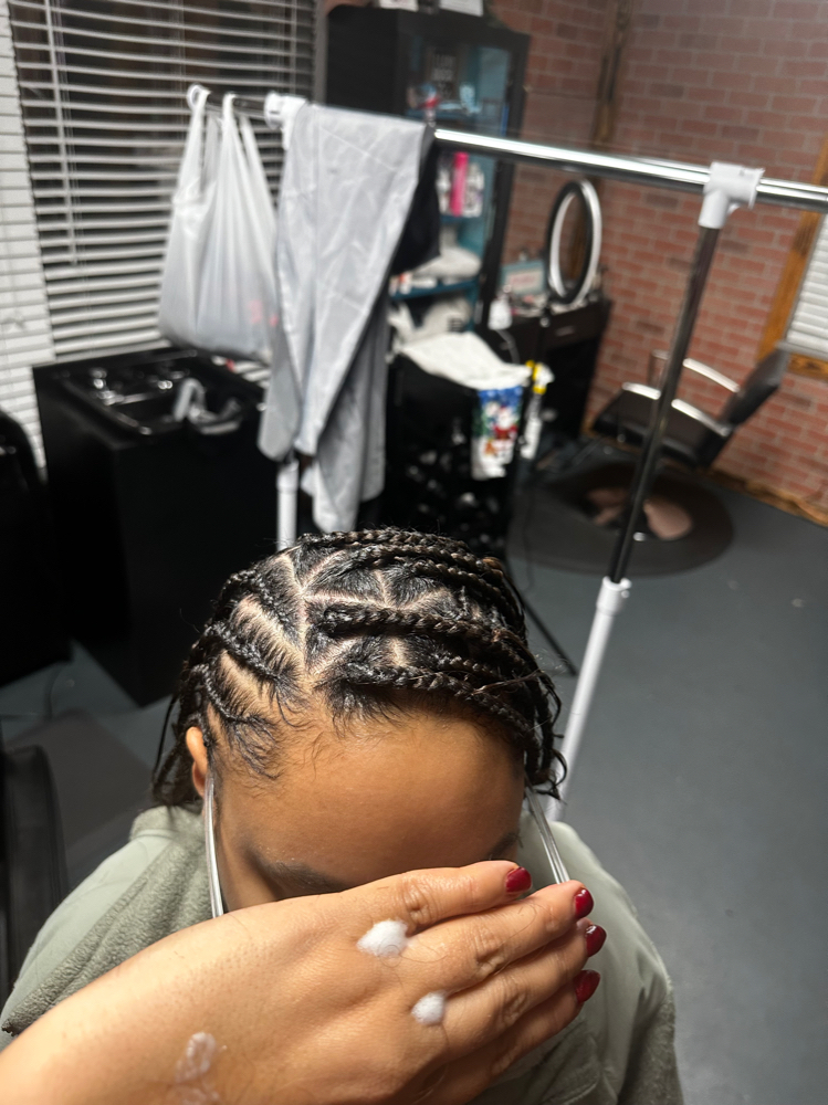 Travel, knotless, braids Medium