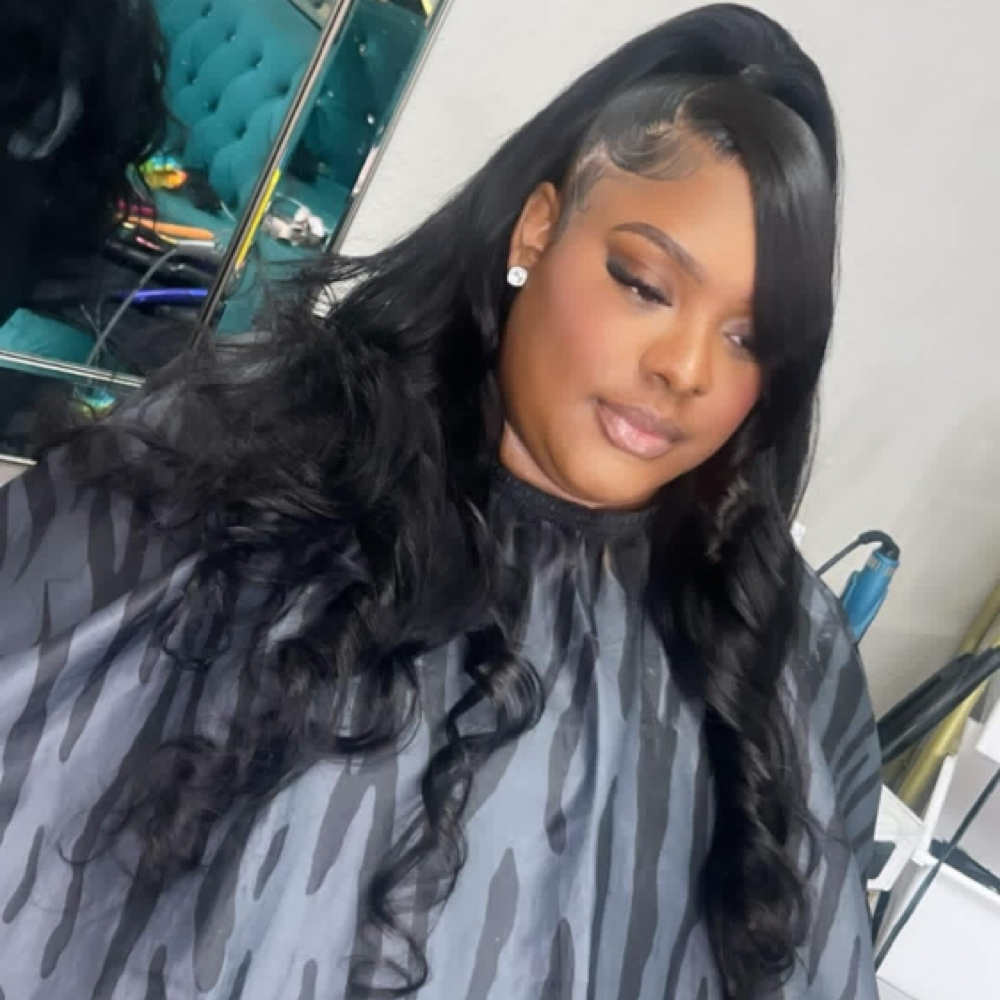 SEW-IN HALF UP HALF DOWN at Timeless Vision in Arlington, TX
