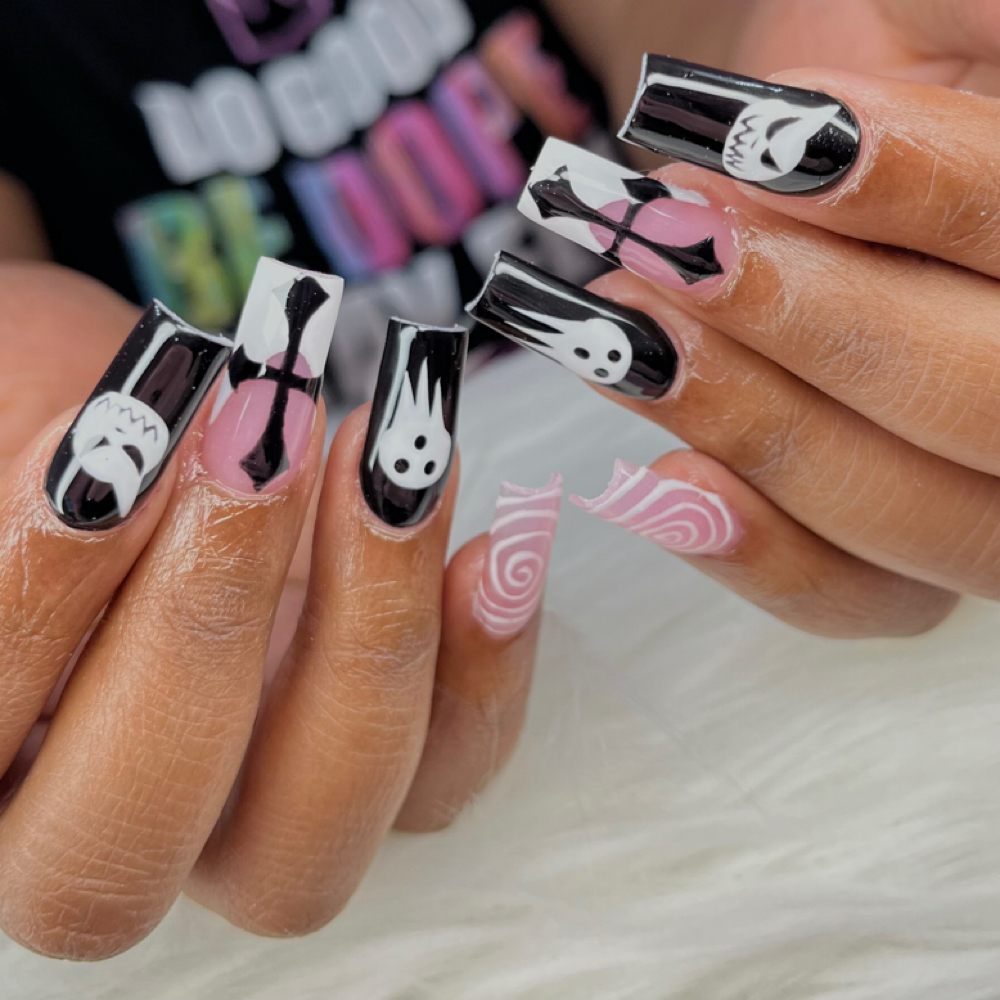 Medium Acrylic Full Set at Nail Babes in Columbus, GA
