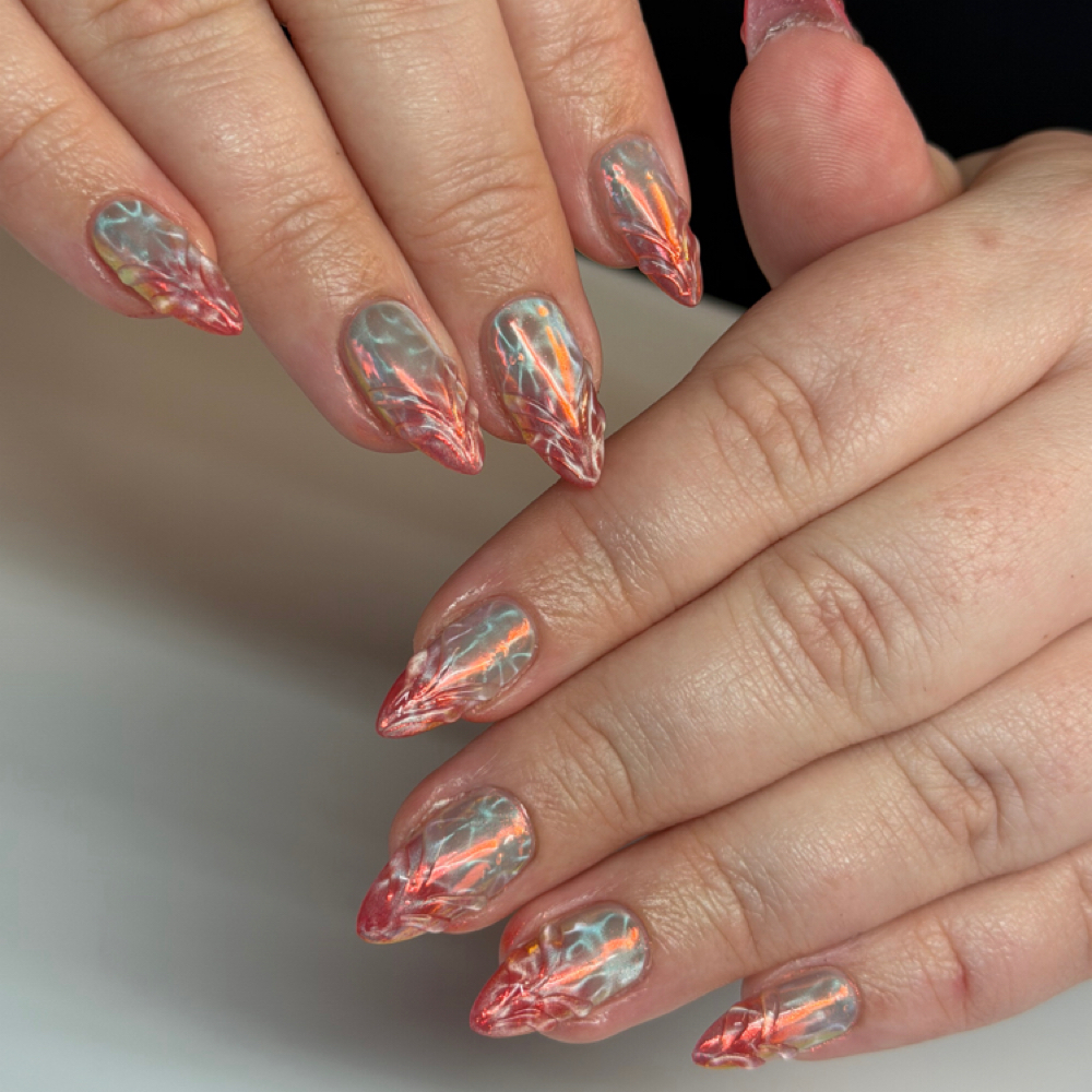 Apres Gel-X Extension Bare Nails at The Nail Faery in Portland, ME