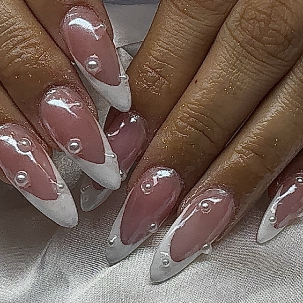 Full Set Design of Chrome at Love My Cut in Casa Grande, AZ