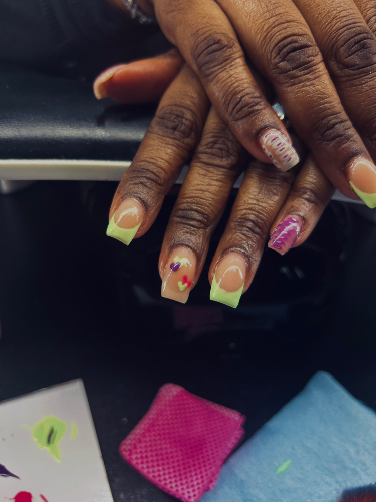 Acrylic Set- Shorties