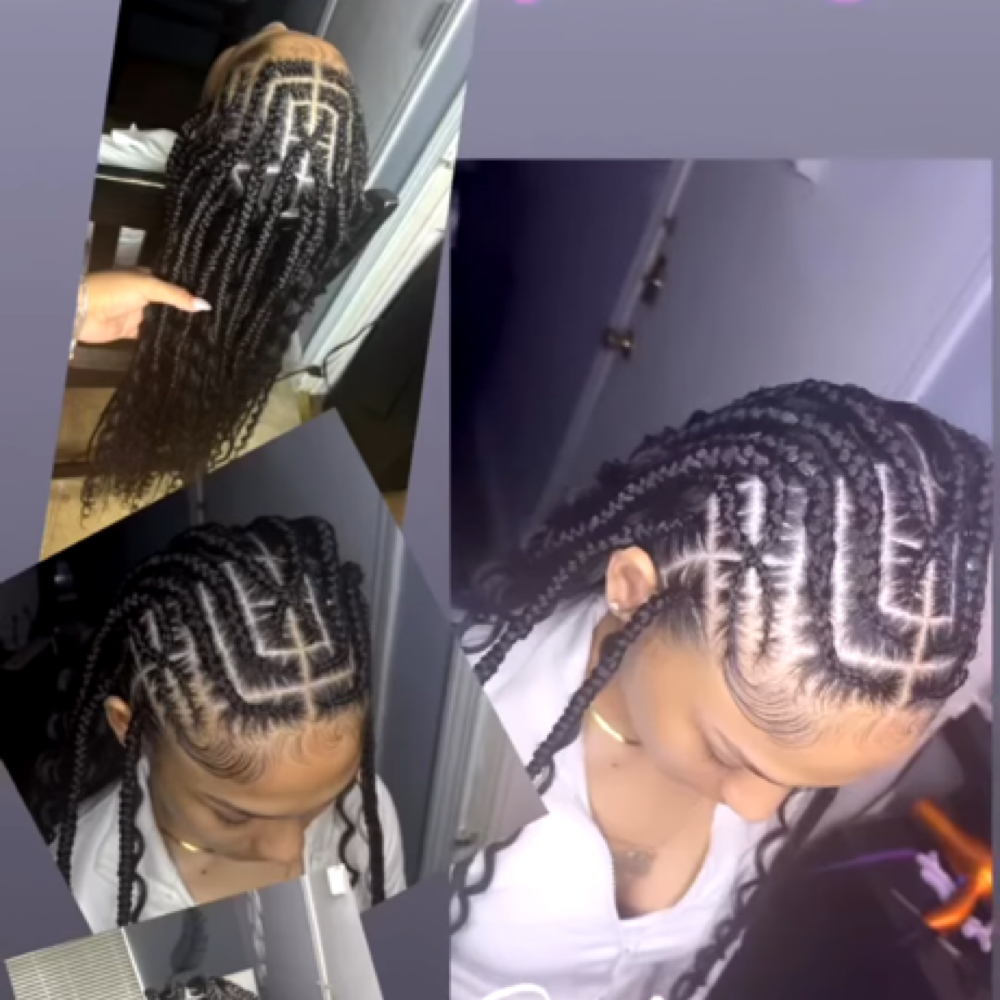 Fulani Braids at MakeBraids_byVG in Willimantic, CT
