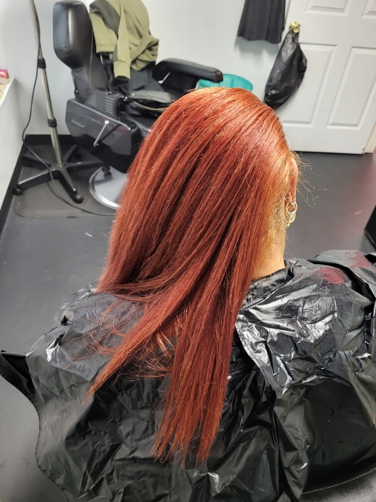 Wash Blow Dry & Flat Iron