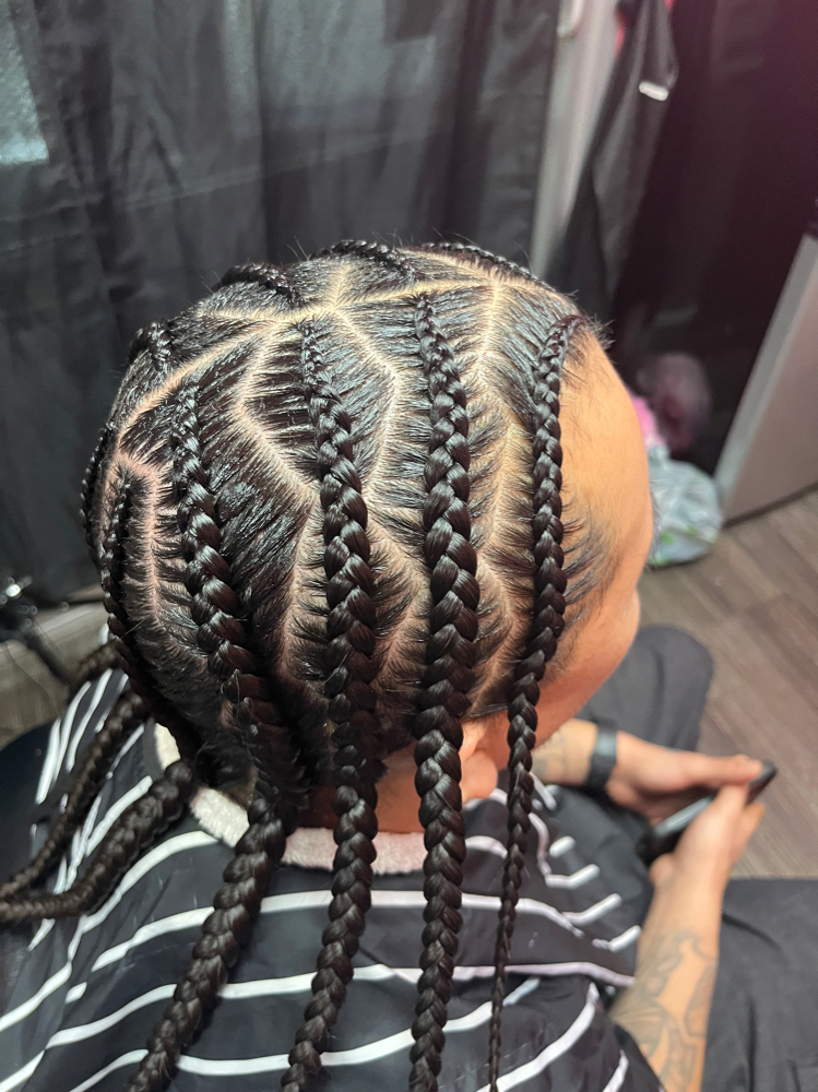 Medium Mens Braids